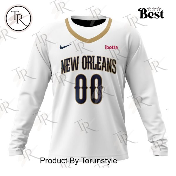 NBA New Orleans Pelicans Personalized 2025 Association Kits Hoodie