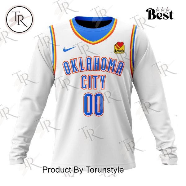 NBA Oklahoma City Thunder Personalized 2025 Association Kits Hoodie