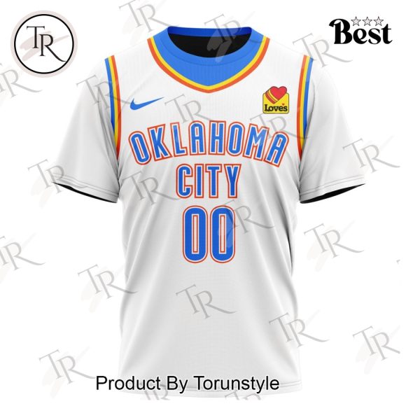 NBA Oklahoma City Thunder Personalized 2025 Association Kits Hoodie