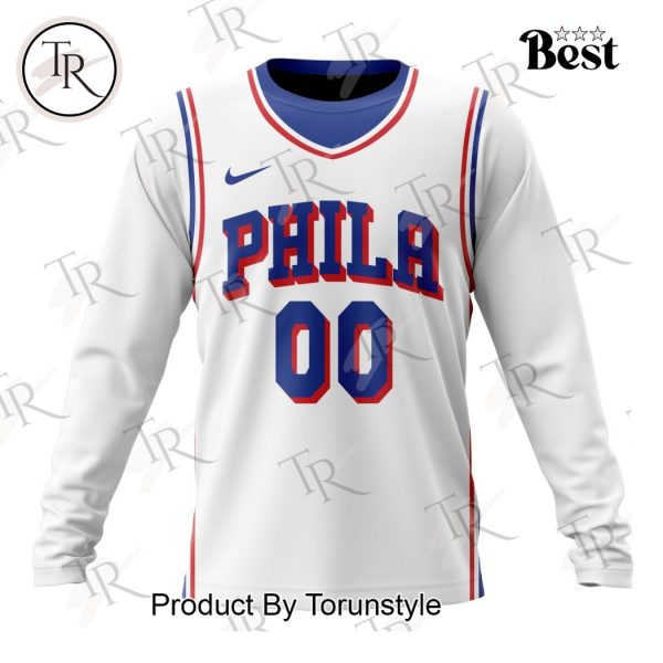 NBA Philadelphia 76ers Personalized 2025 Association Kits Hoodie