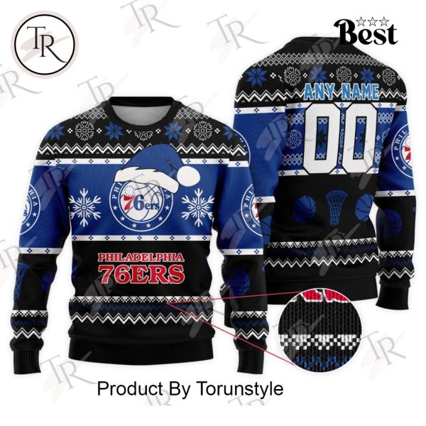 NBA Philadelphia 76ers Special Christmas Ugly Sweater Design