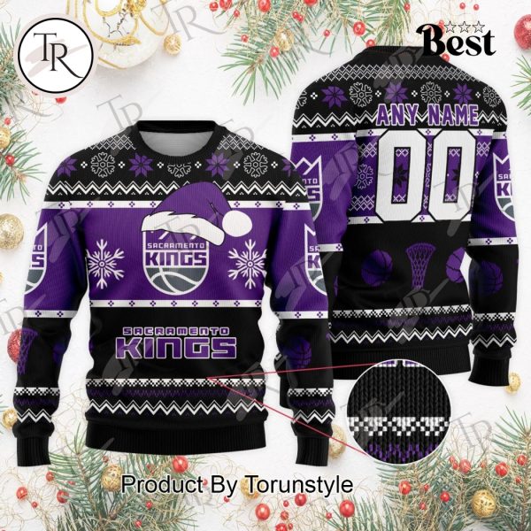 NBA Sacramento Kings Special Christmas Ugly Sweater Design