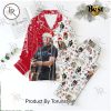 Noah Kahan Merry Christmas Button Down Pajamas Set