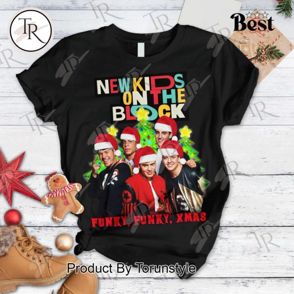 New Kids On The Block Funky Funky Xmas Pajamas Set