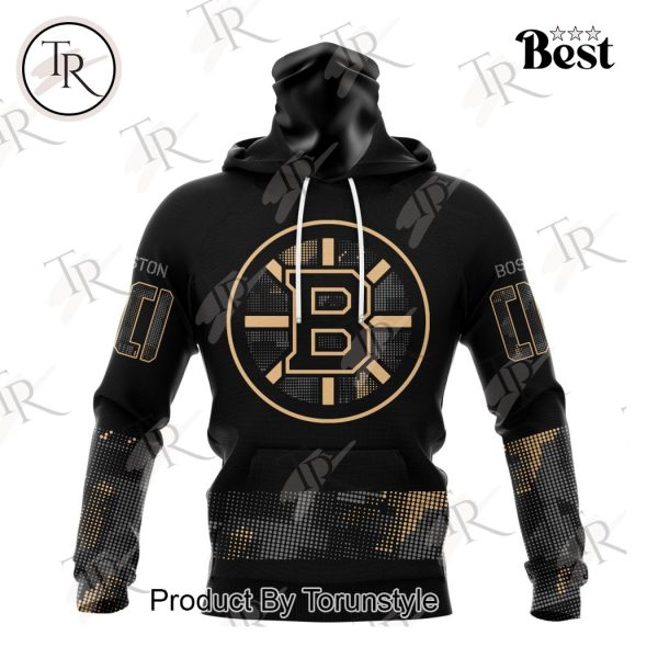 NHL Boston Bruins Personalized Military Appreciation Design Hoodie