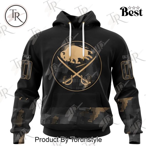 NHL Buffalo Sabres Personalized Military Appreciation Design Hoodie