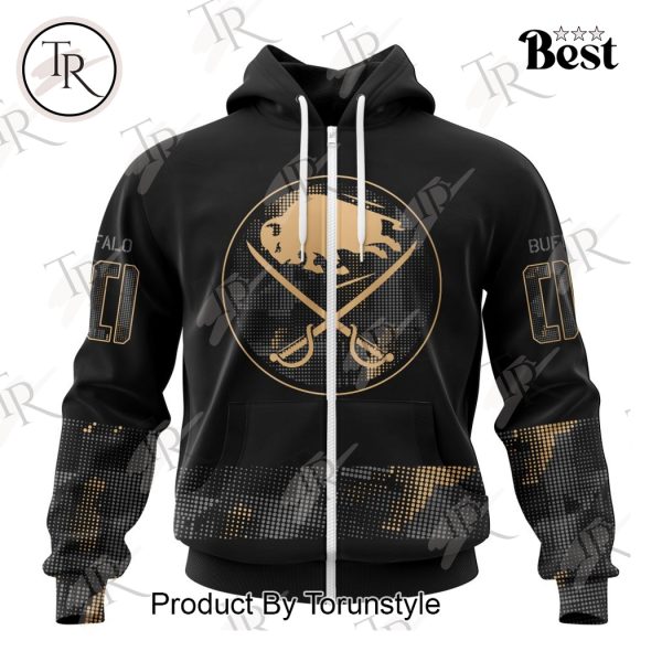 NHL Buffalo Sabres Personalized Military Appreciation Design Hoodie