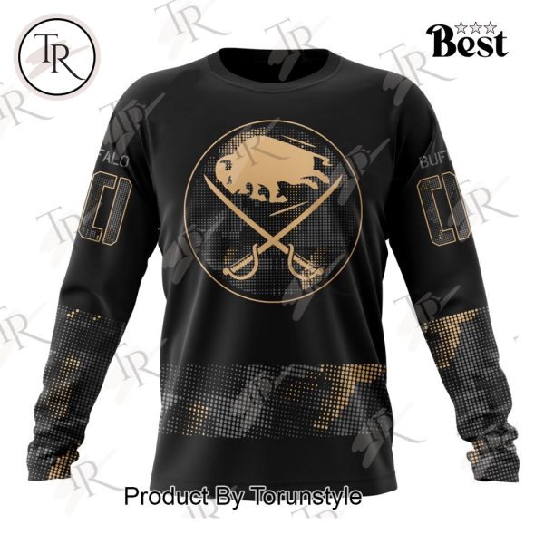 NHL Buffalo Sabres Personalized Military Appreciation Design Hoodie