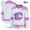 NHL Carolina Hurricanes 2024 Hockey Fights Cancer Practice Jersey – White