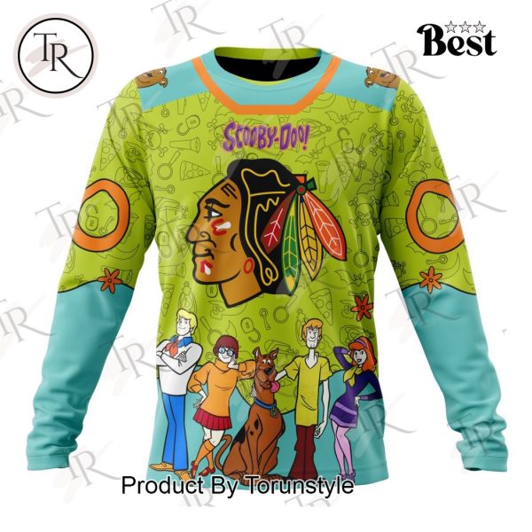 NHL Chicago Blackhawks Special Scooby Doo Design Hoodie