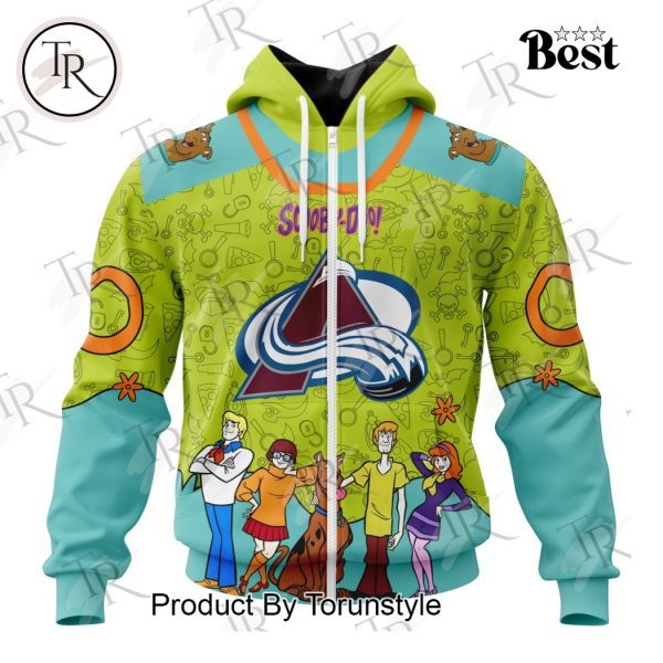 NHL Colorado Avalanche Special Scooby Doo Design Hoodie