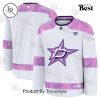 NHL Columbus Blue Jackets 2024 Hockey Fights Cancer Practice Jersey – White