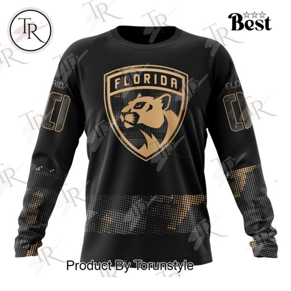 NHL Florida Panthers Personalized Military Appreciation Design Hoodie