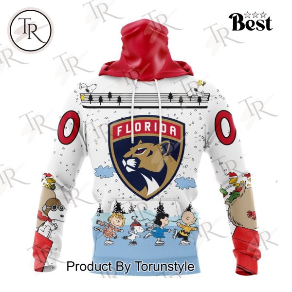 NHL Florida Panthers Special Peanuts Ice Skating Design Hoodie