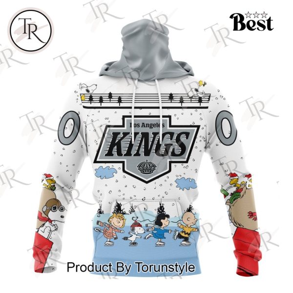 NHL Los Angeles Kings Special Peanuts Ice Skating Design Hoodie