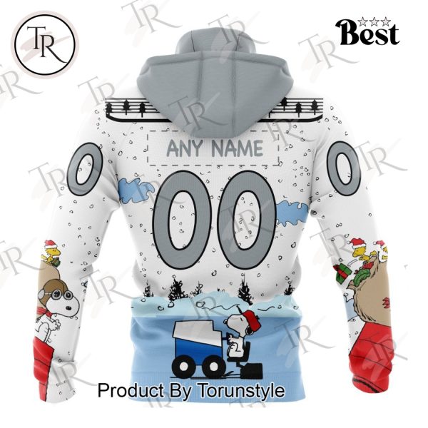 NHL Los Angeles Kings Special Peanuts Ice Skating Design Hoodie