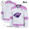 NHL Montreal Canadiens 2024 Hockey Fights Cancer Practice Jersey – White