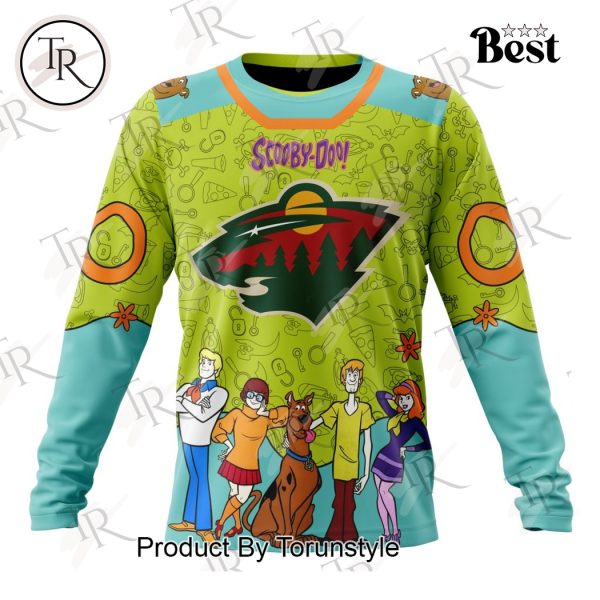 NHL Minnesota Wild Special Scooby Doo Design Hoodie