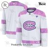 NHL Minnesota Wild 2024 Hockey Fights Cancer Practice Jersey – White