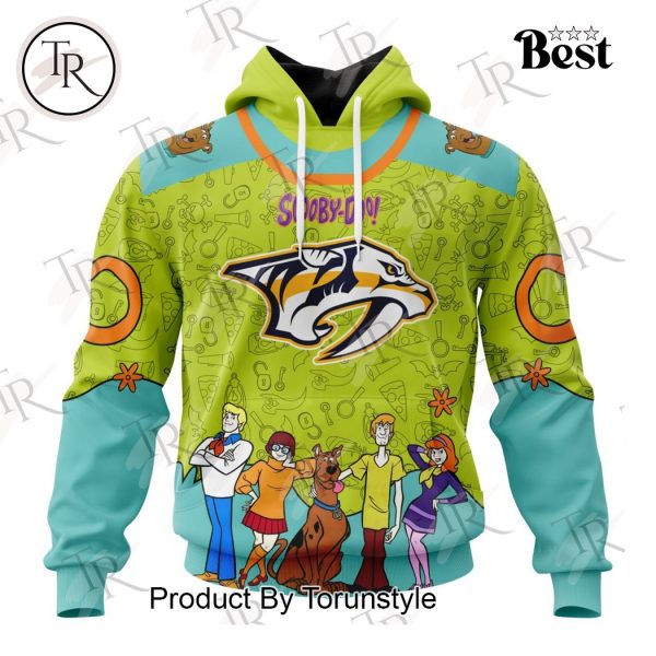 NHL Nashville Predators Special Scooby Doo Design Hoodie