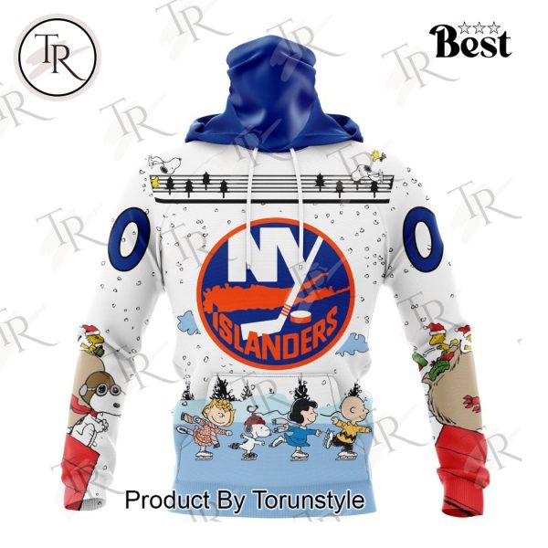 NHL New York Islanders Special Peanuts Ice Skating Design Hoodie