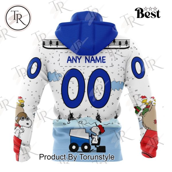 NHL New York Rangers Special Peanuts Ice Skating Design Hoodie