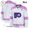 NHL Ottawa Senators 2024 Hockey Fights Cancer Practice Jersey – White