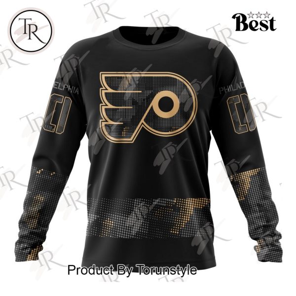 NHL Philadelphia Flyers Personalized Military Appreciation Design Hoodie