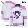 NHL San Jose Sharks 2024 Hockey Fights Cancer Practice Jersey – White