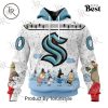 NHL San Jose Sharks Special Peanuts Ice Skating Design Hoodie