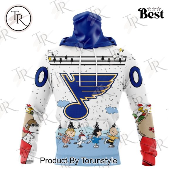 NHL St. Louis Blues Special Peanuts Ice Skating Design Hoodie