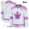 NHL Vancouver Canucks 2024 Hockey Fights Cancer Practice Jersey – White