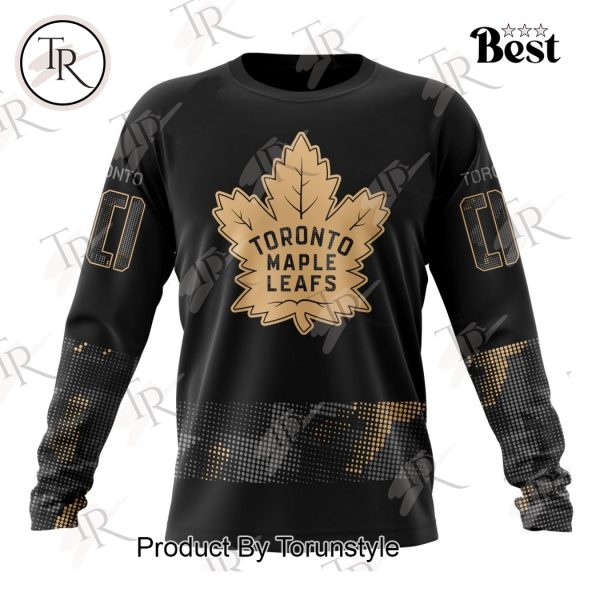 NHL Toronto Maple Leafs Personalized Military Appreciation Design Hoodie