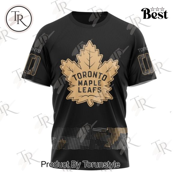 NHL Toronto Maple Leafs Personalized Military Appreciation Design Hoodie