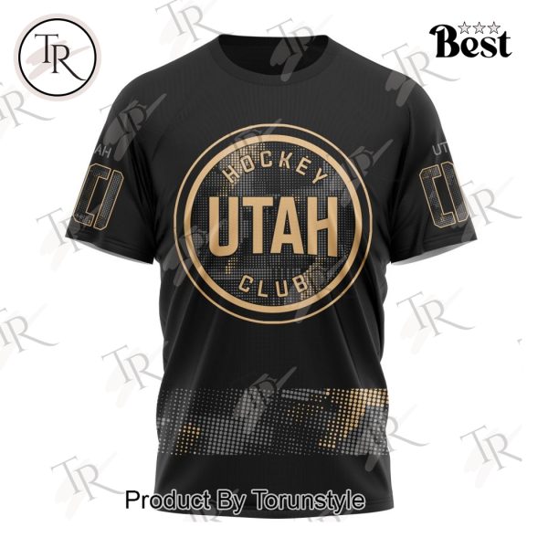 NHL Utah Hockey Club Personalized Military Appreciation Design Hoodie