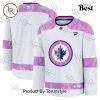 NHL Washington Capitals 2024 Hockey Fights Cancer Practice Jersey – White