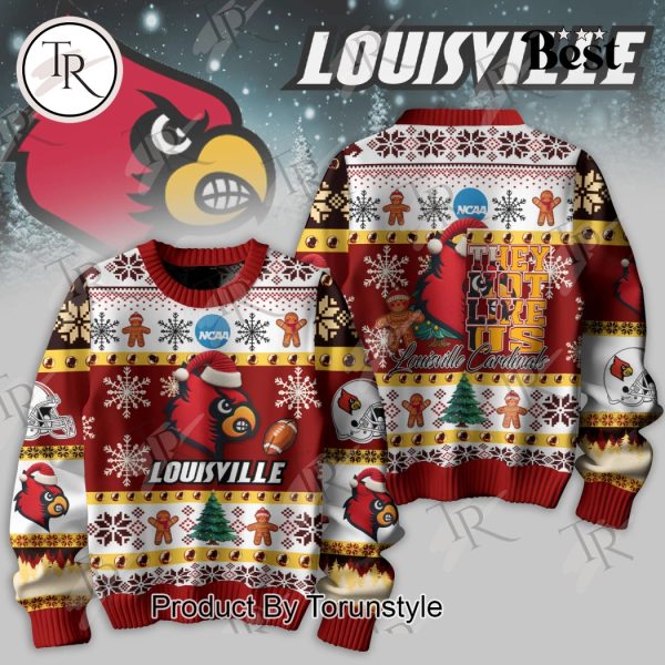 They Not Like Us Louisville Cardinals Knitted Sweater