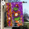 NCAA Boise State Broncos Football Grinch Welcome Christmas Garden Flag – Custom Name