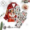 Sabrina Carpenter Think I Only Want You Under My Mistletoe Merry Christmas Button Down Pajamas Set