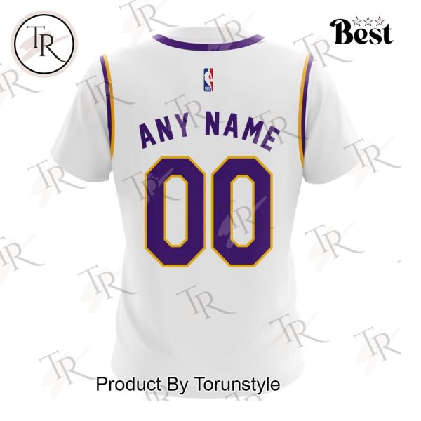 NBA Los Angeles Lakers Personalized 2025 Association Kits Hoodie