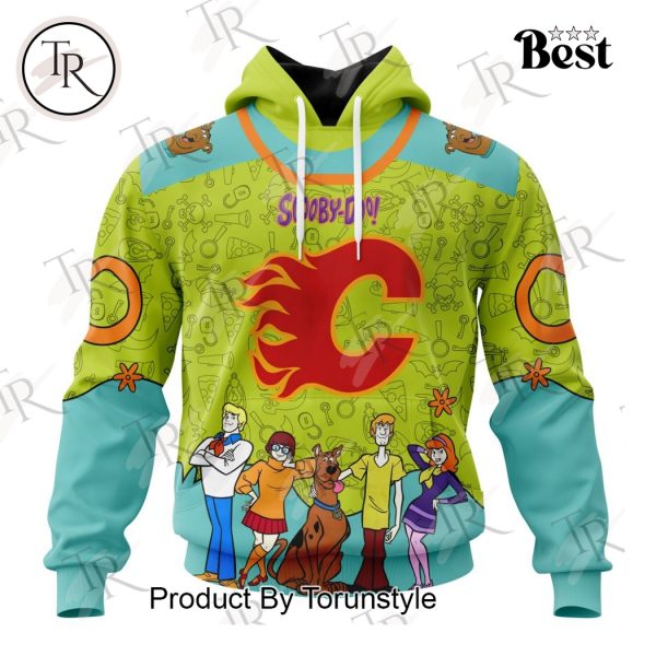 NHL Calgary Flames Special Scooby Doo Design Hoodie