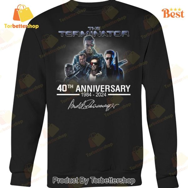 The Terminator 40th Anniversary 1984-2024 Signature Unisex T-Shirt