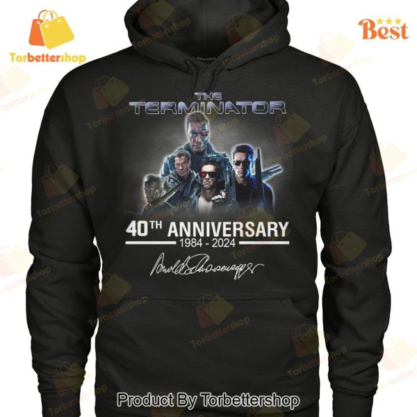 The Terminator 40th Anniversary 1984-2024 Signature Unisex T-Shirt