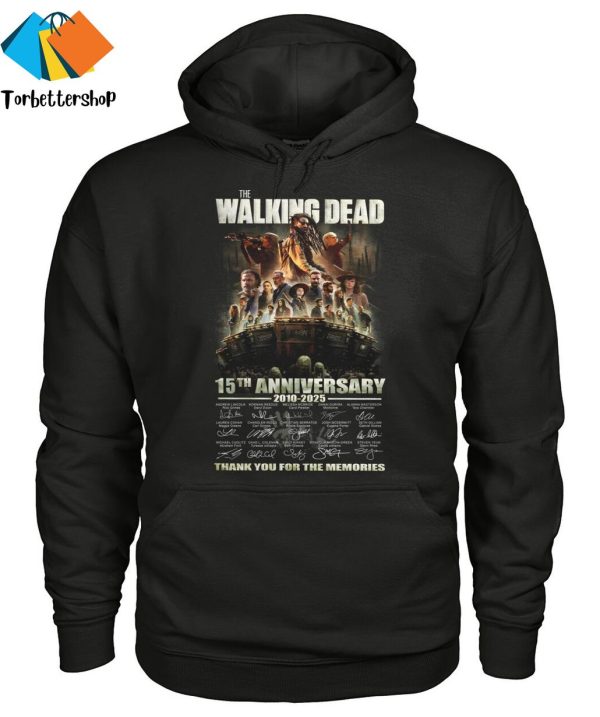 The Walking Dead 15th Anniversary 2010-2025 Signature Thank You For The Memories Unisex T-Shirt