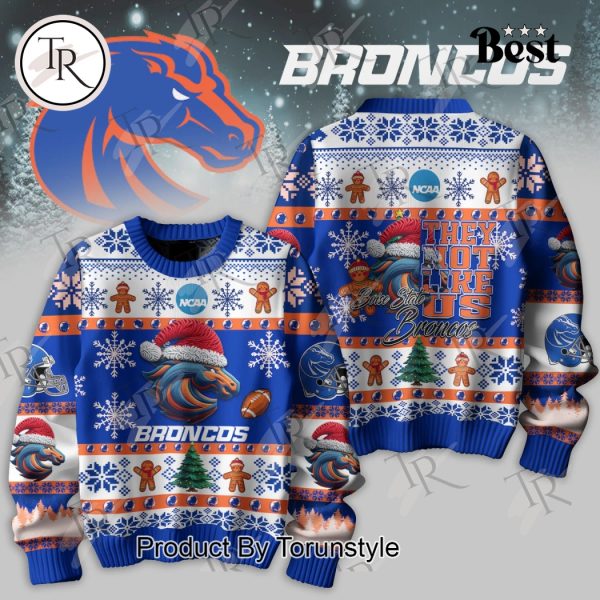 They Not Like Us Boise State Broncos Knitted Sweater