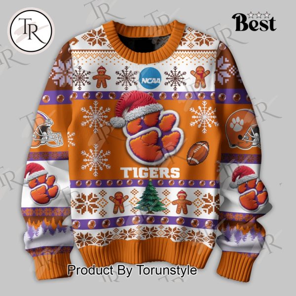 They Not Like Us Clemson Tigers Knitted Sweater