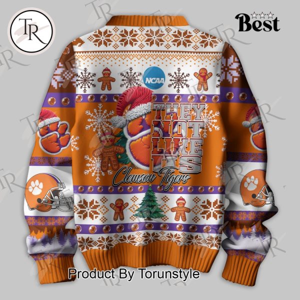 They Not Like Us Clemson Tigers Knitted Sweater