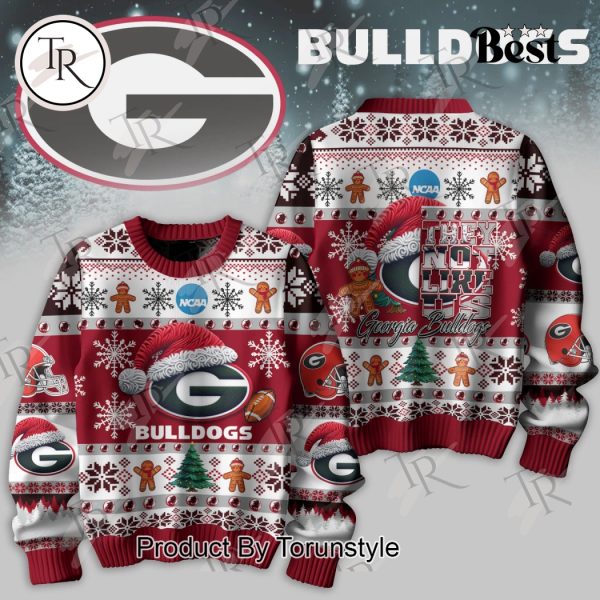 They Not Like Us Georgia Bulldogs Knitted Sweater