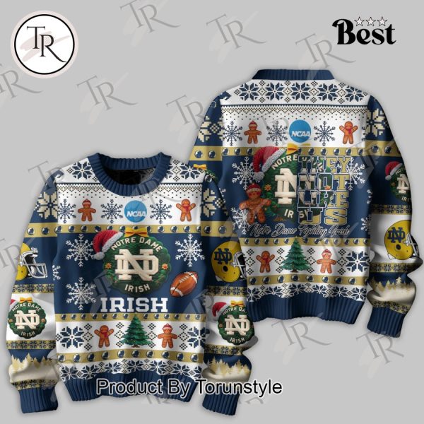 They Not Like Us Notre Dame Fighting Irish Knitted Sweater