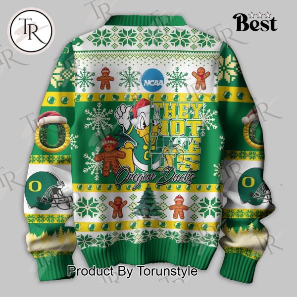 They Not Like Us Oregon Ducks Knitted Sweater